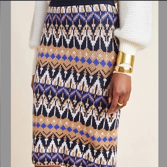 NWOT Anthropologie Saoirse Sweater Midi Skirt S - Picture 4 of 9